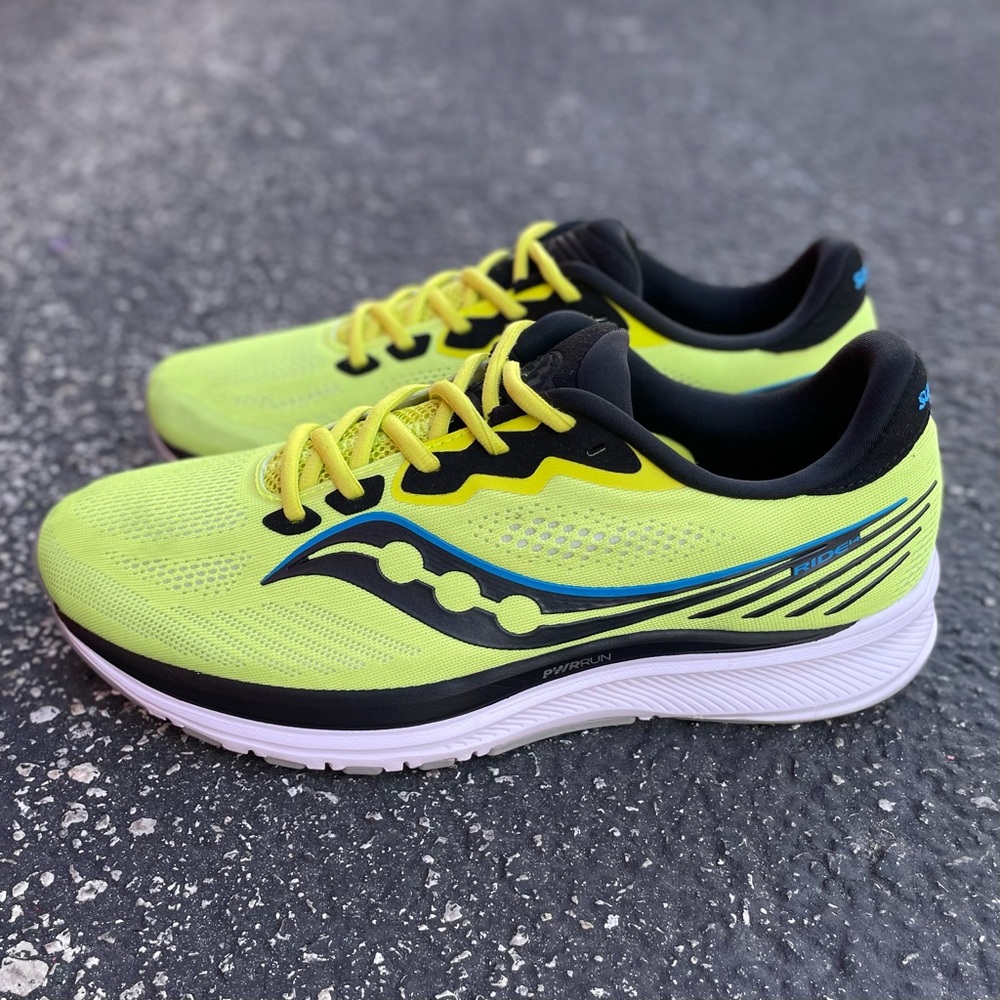 Mens Saucony ride 14 running shoes size 10.5 preowned